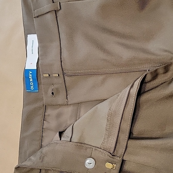 Old Navy Size L Brown "Extra High Rise" Trouser Shorts, NEW with Tag - Picture 9 of 12